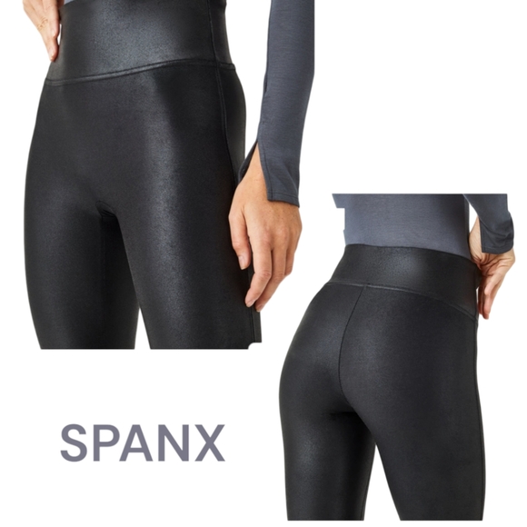 SPANX Faux Leather Leggings - Picture 9 of 9
